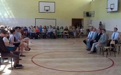 Uczestnictwow debacie z młodzieżą z I LO w Nowym Sączu 18.06.2013