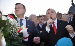 Andrzej Duda w Limanowej, 12.04.2015r.