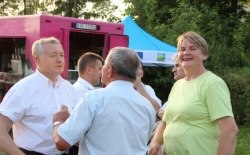 Prezentacja Kół Gospodyń Wiejskich z Gminy Limanowa, Pasierbiec, 05.07.2015r.