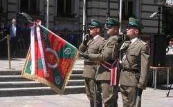 Okolicznościowy apel z okazji XXVI rocznicy powstania Straży Granicznej, Nowy Sącz, 02.06.2017r.