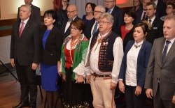 Uroczystości 150-lecia Powiatu Limanowskiego w Gościńcu św. Benedykta w Szczyrzycu, 12.11.2017 r.