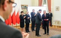 Nominacja Prezydenta RP dla Wiceministra Finansów Wiesława Janczyka 07.02.2018r.